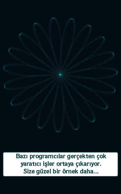 Bazı programcılar gerçekten çok yaratıcı işler ortaya çıkara biliyorlar size güzel bir örnek daha